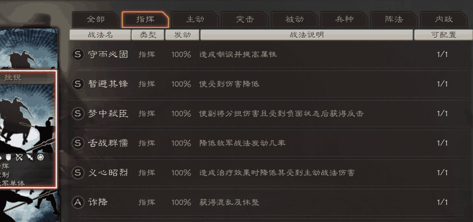 三国志战略版什么是谋略战法