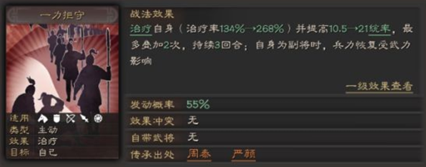 三国志战略版一力拒守用什么代替