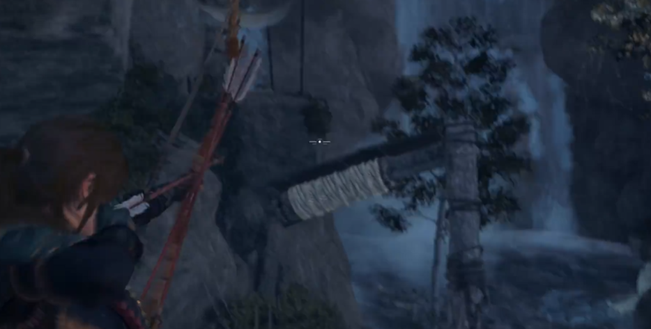 古墓丽影崛起瀑布古墓怎么进去