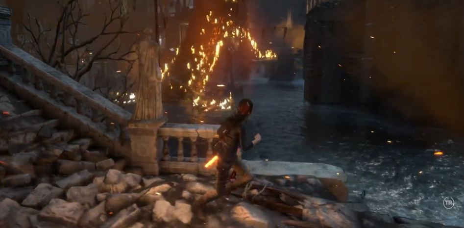 古墓丽影崛起雕像怎么炸倒