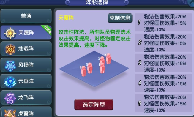 梦幻西游魔王寨开什么阵