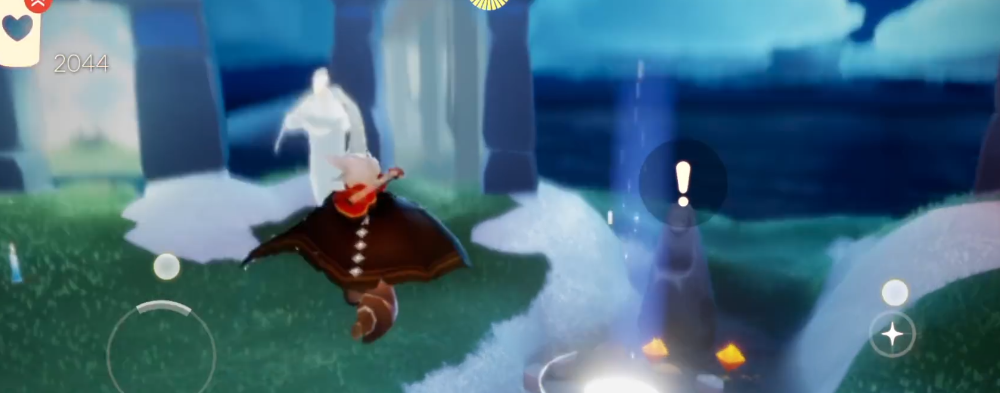 光遇正对伊旬之眼怎么走