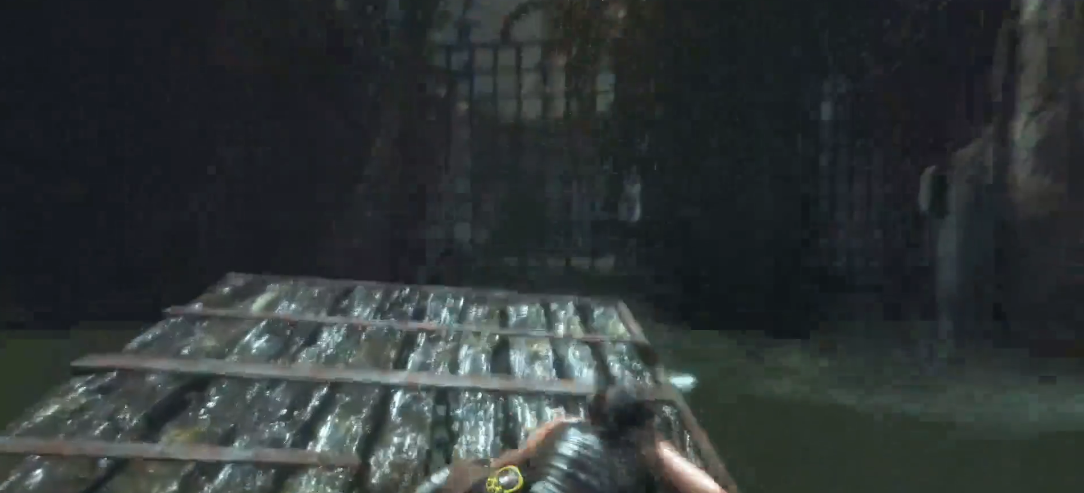 古墓丽影开始那个水闸门怎么过