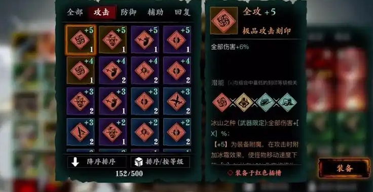 影之刃3哪些刻印