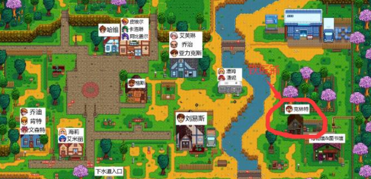 星露谷物语的铁匠在哪里